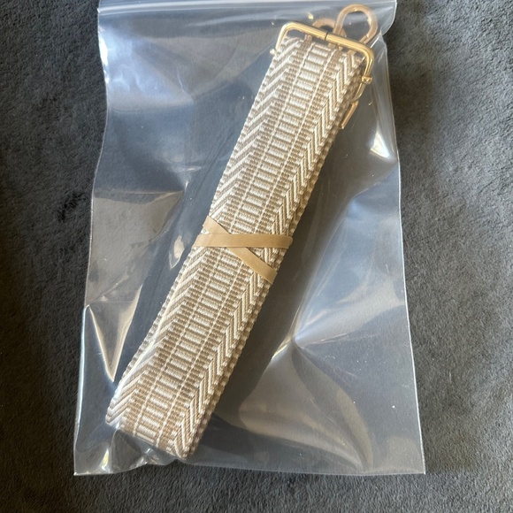 Purse Strap Wide Purse Strap Adjustable Replacement, pattern in in Beige/brown - Picture 5 of 9